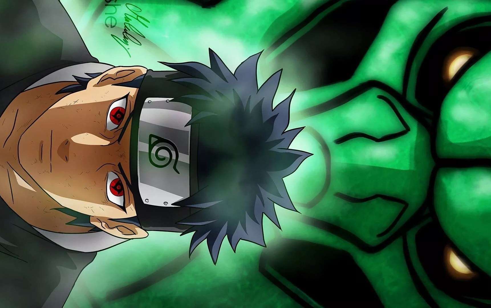 火影忍者:火影忍者"须佐能乎"高清壁纸,自行转动