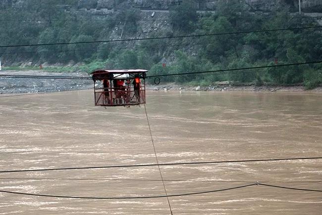 黄河龙门水文站出现入汛以来最大洪水
