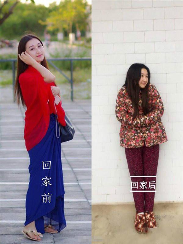 美女回农村过年,时尚美女秒变村姑,对此你怎么看?