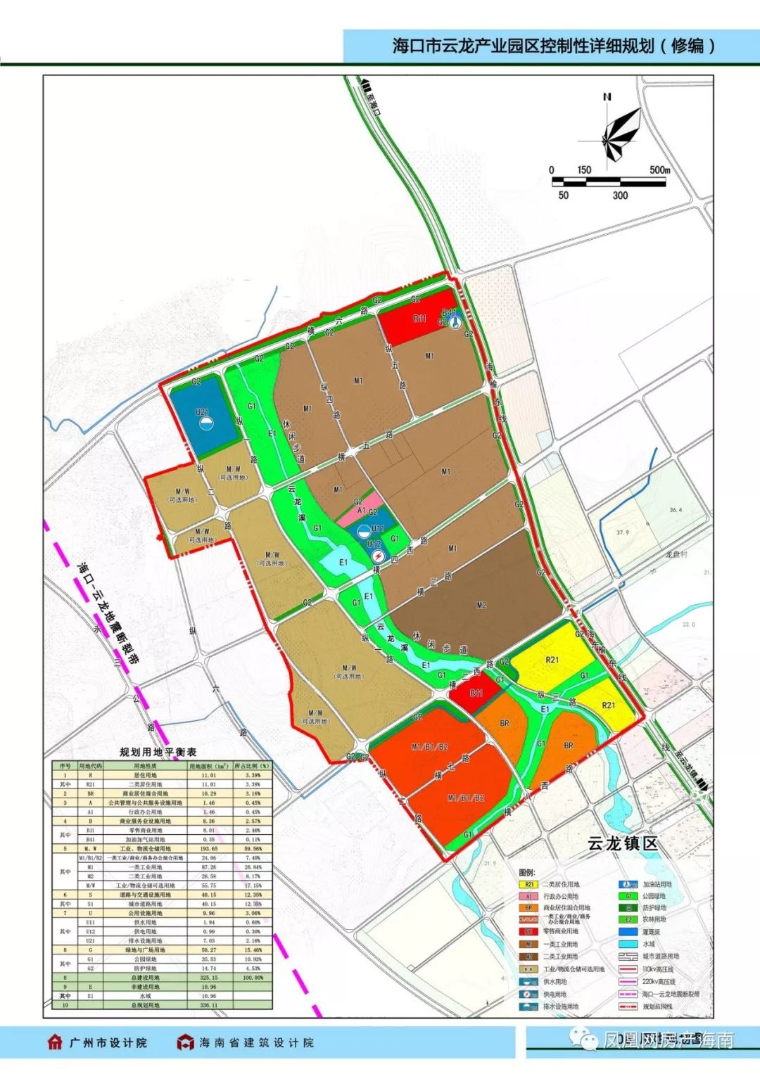 11公顷用地,海口市云龙产业园区控规公示
