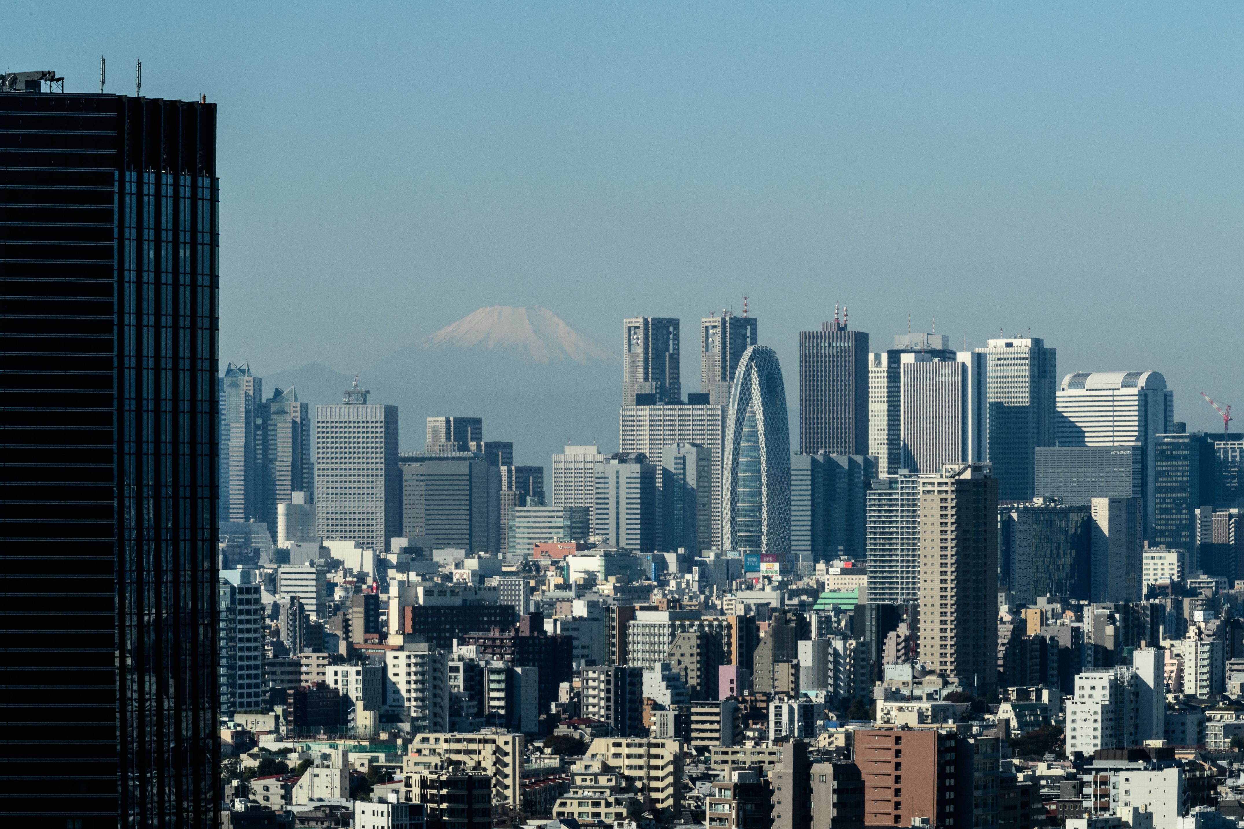 (外代二线)东京远眺    这是10月30日从日本东京文京区市民中心