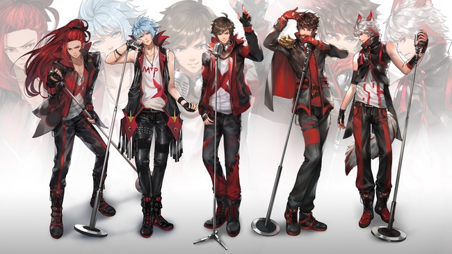 王者荣耀男团打歌服设计优秀奖:半次元@-寒时-;这套打歌服命名为