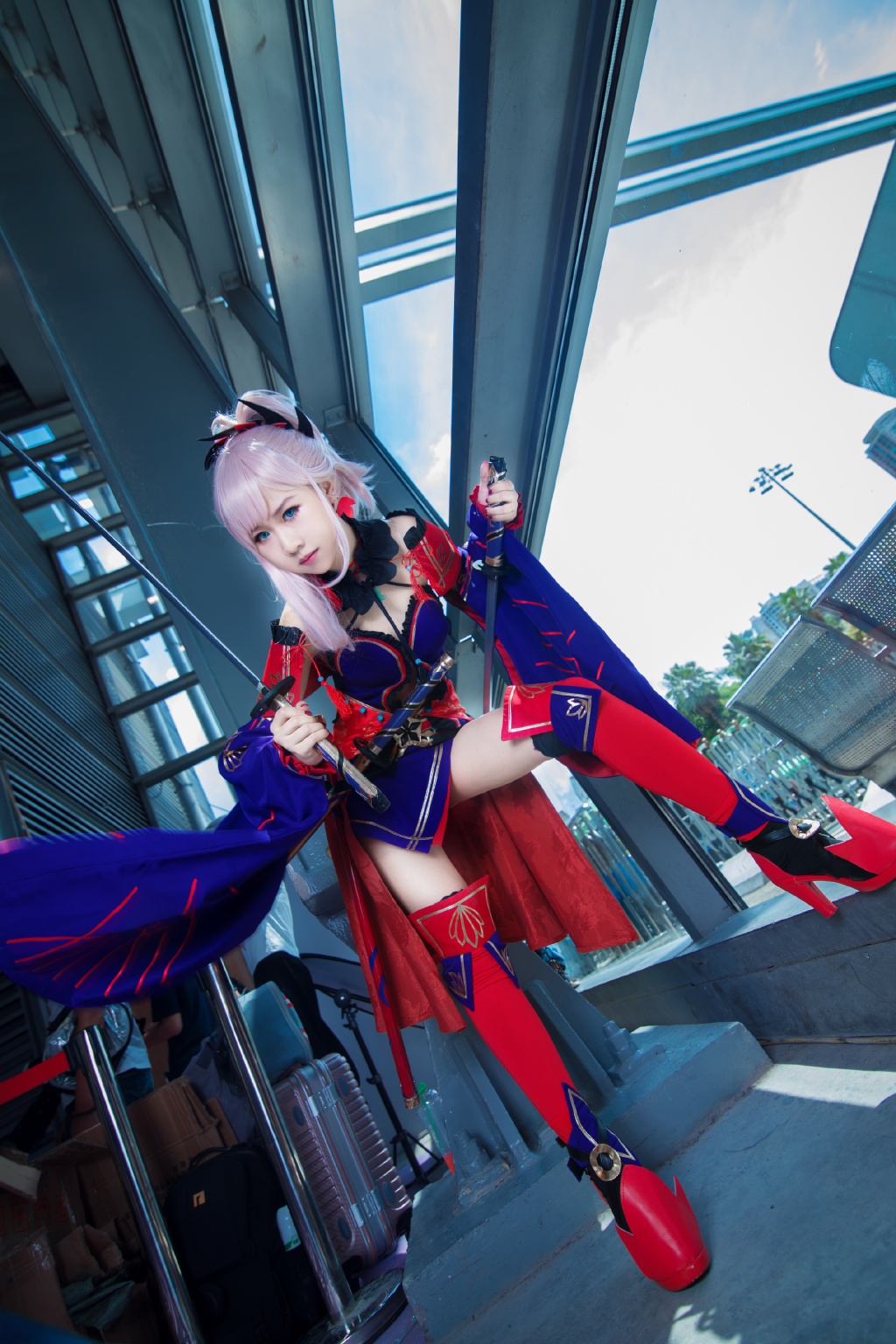 fgo武藏cos:吾剑,尚未臻至于"空",吾之心法,已是如意自在