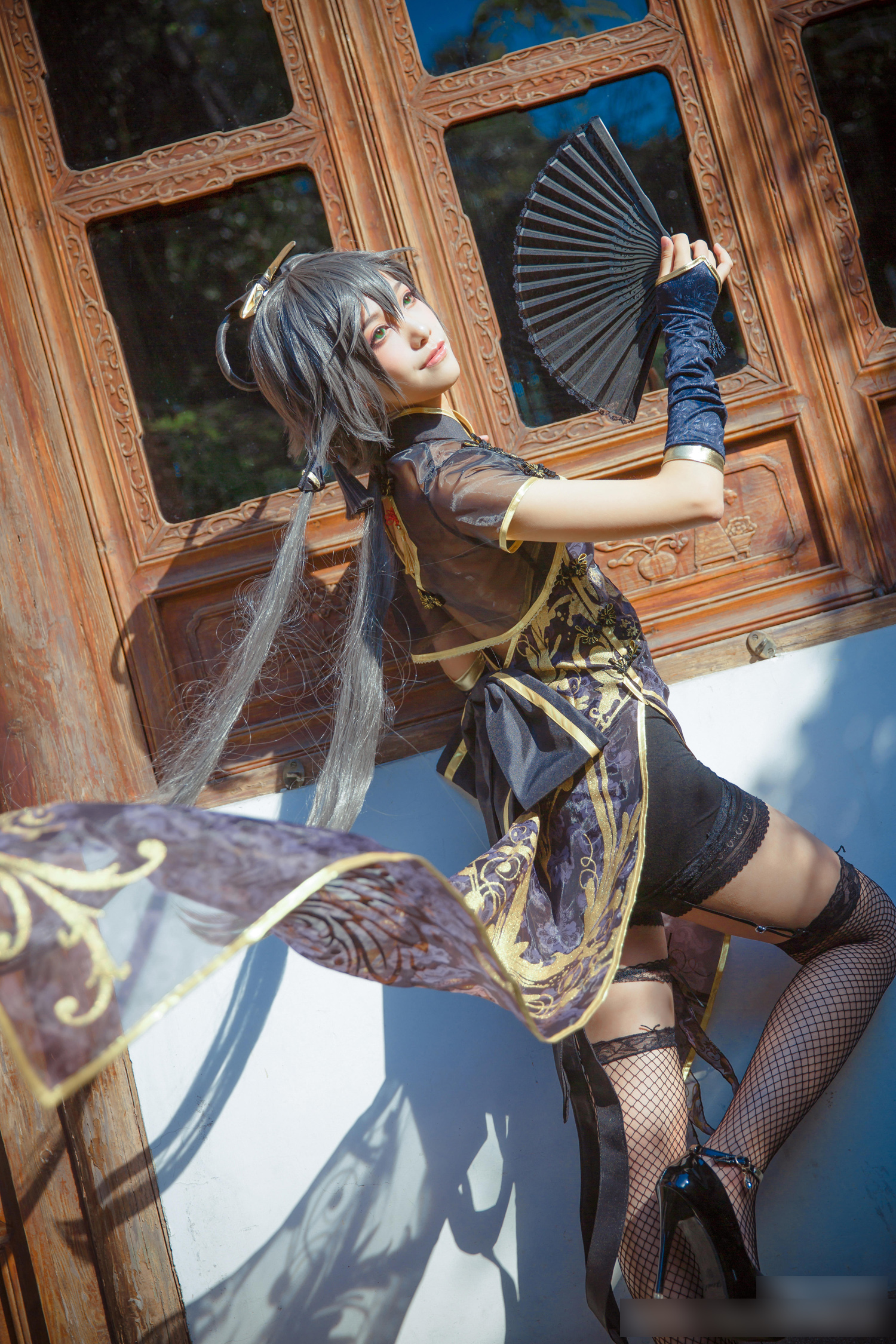 国人coser:鱼片pian扮演的洛天依花嫁