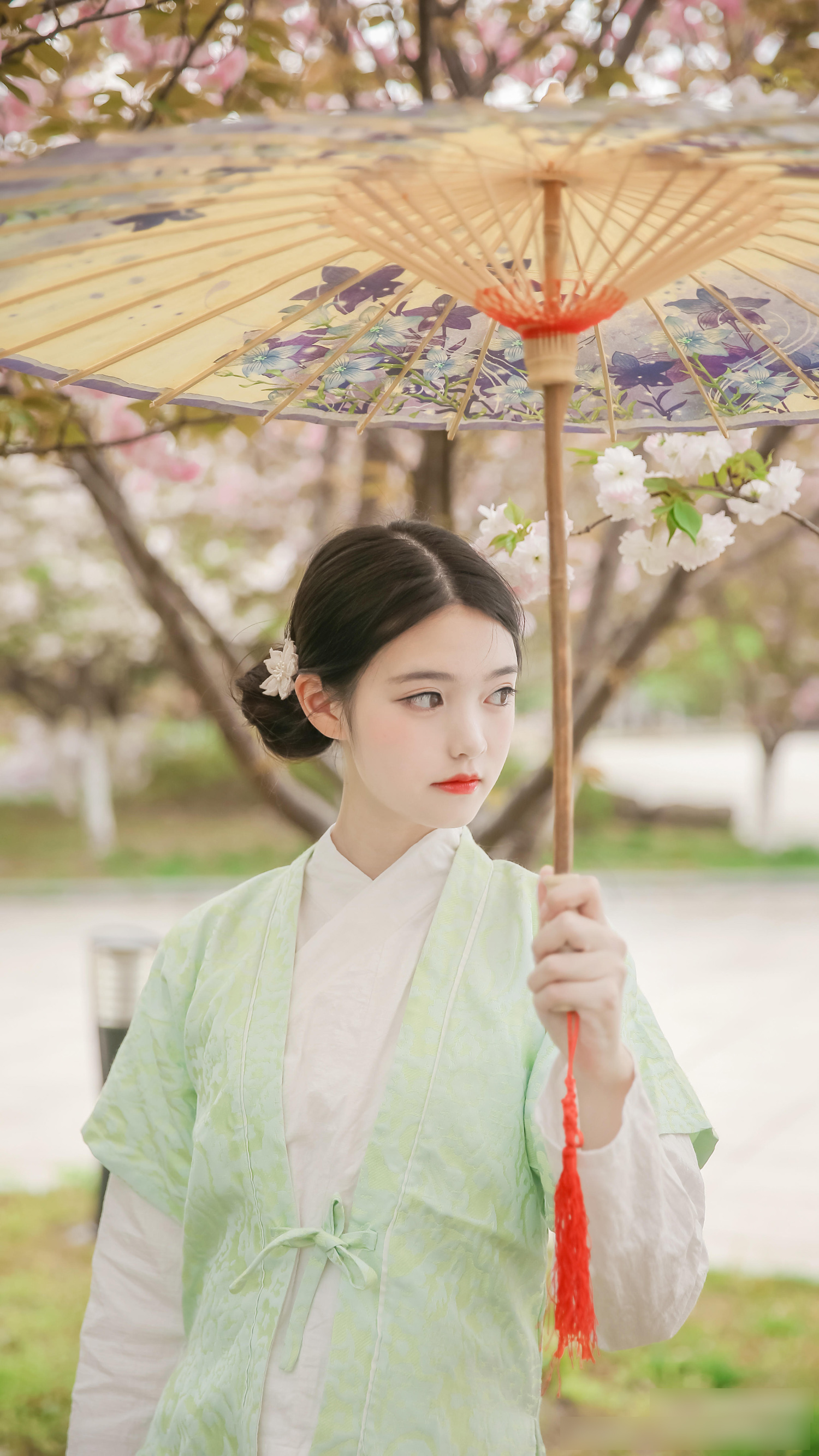 长相古典的国人小姐姐cos古风角色!活脱脱是个画中走出的美人