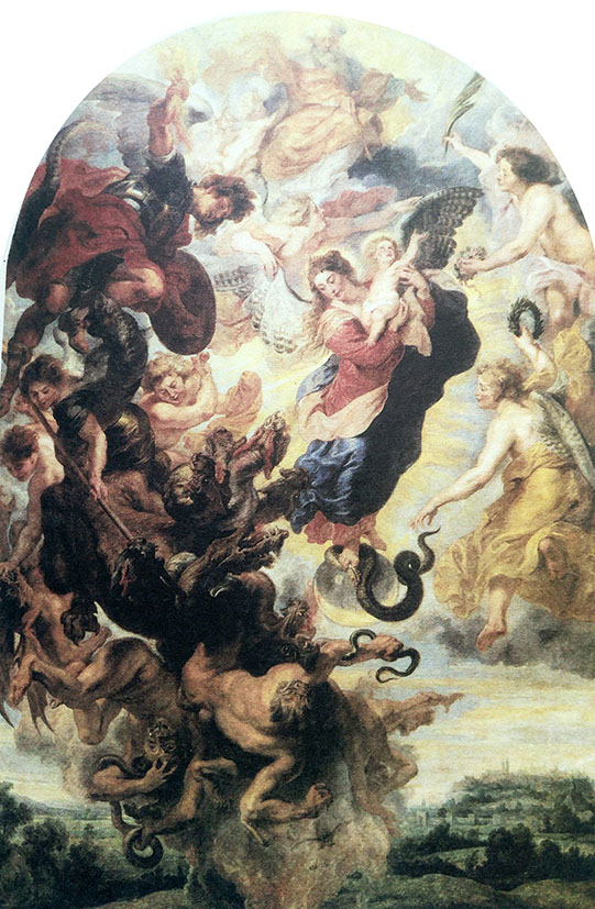 西方名画里的圣经故事:圣约翰所见异相,天使大战戾龙