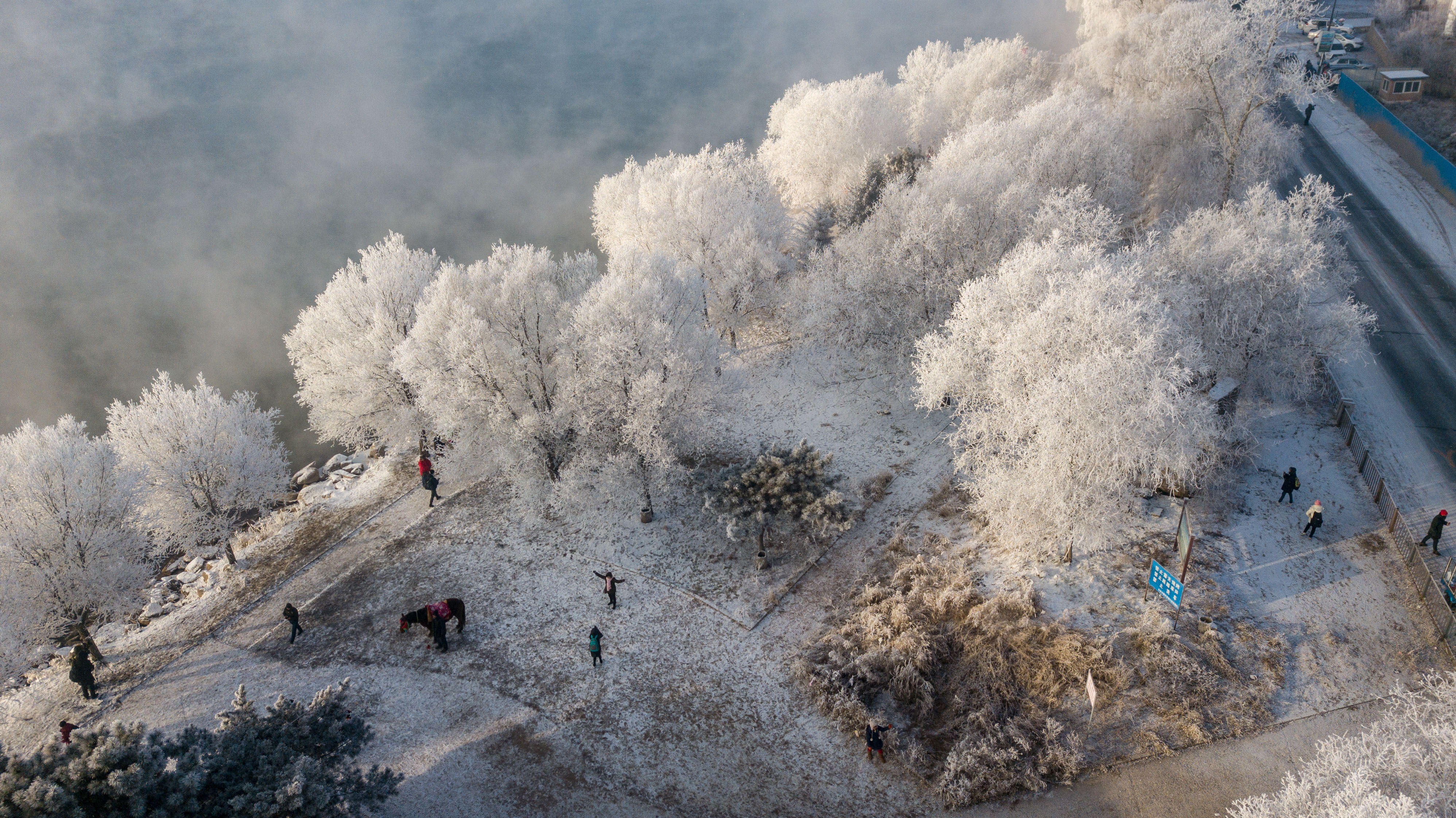 吉林:霧凇美景