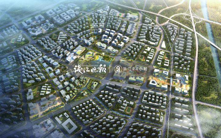 丰收湖畔新故事,江干区九乔数字出版基地开工