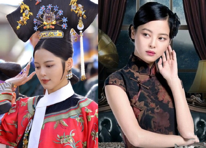 如懿传妃子们穿旗袍的样子,张钧甯美到认不出,董洁依然是女神