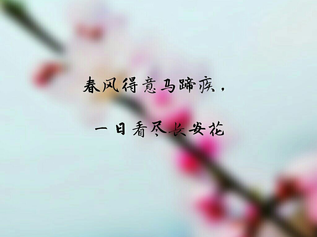 春风得意马蹄疾,一日看尽长安花;孟郊人生中的第一首豪放诗