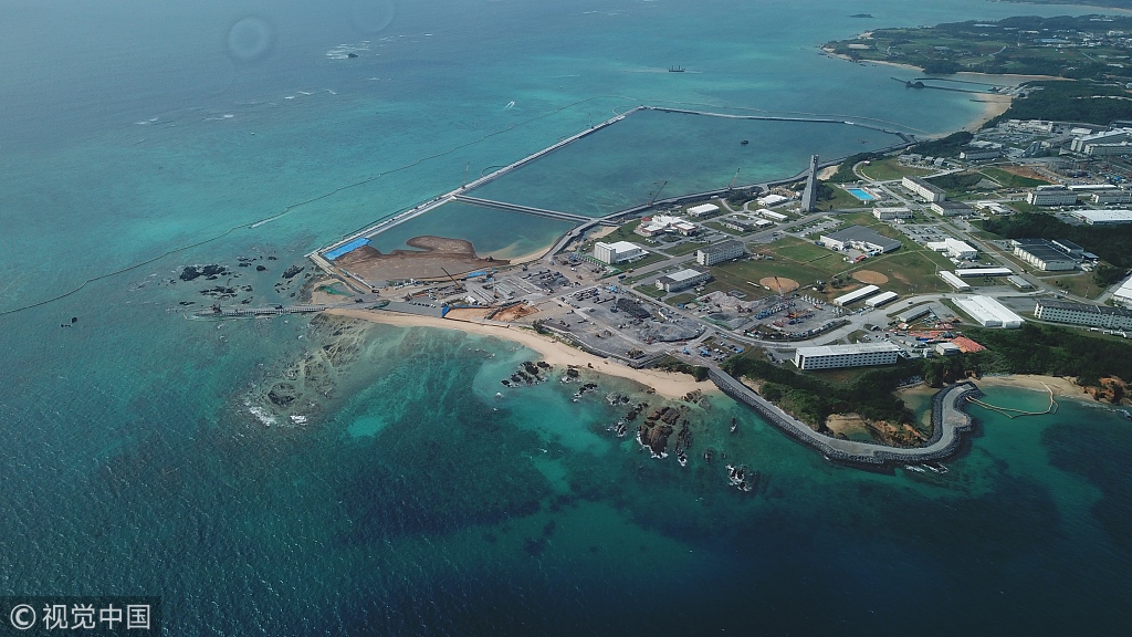 冲绳岛美军基地图片