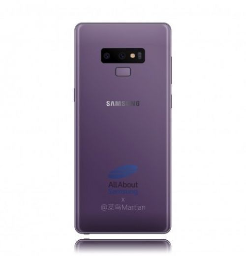三星galaxy note 9最新曝光:将有五种配色可选