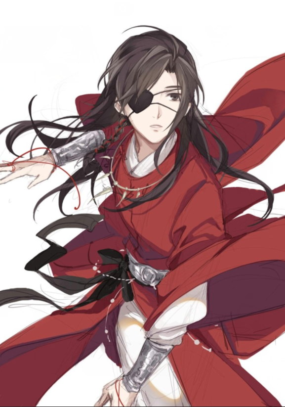 画师笔下的血雨探花,银蝶飘舞,为爱而生的花城真的超好看