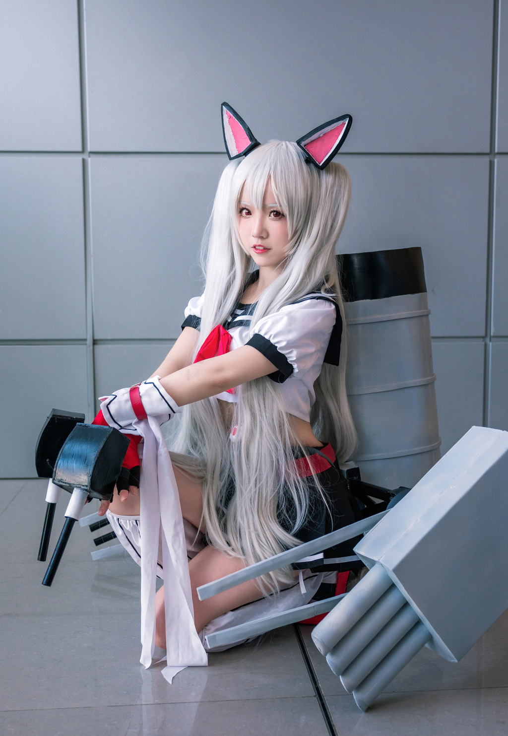 碧蓝航线夕立cos:嗷呜,今天咬谁!怎么样,是不是超凶?