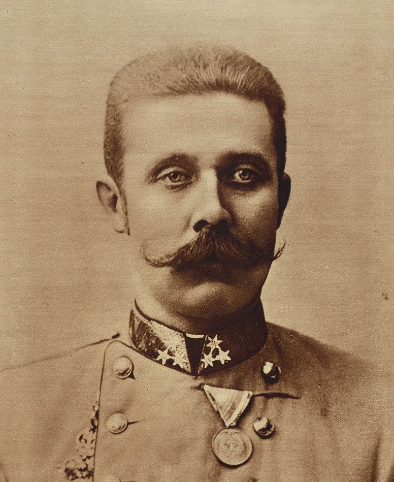 1914年6月28日,奥匈帝国皇储斐迪南大公在萨拉热窝遇刺