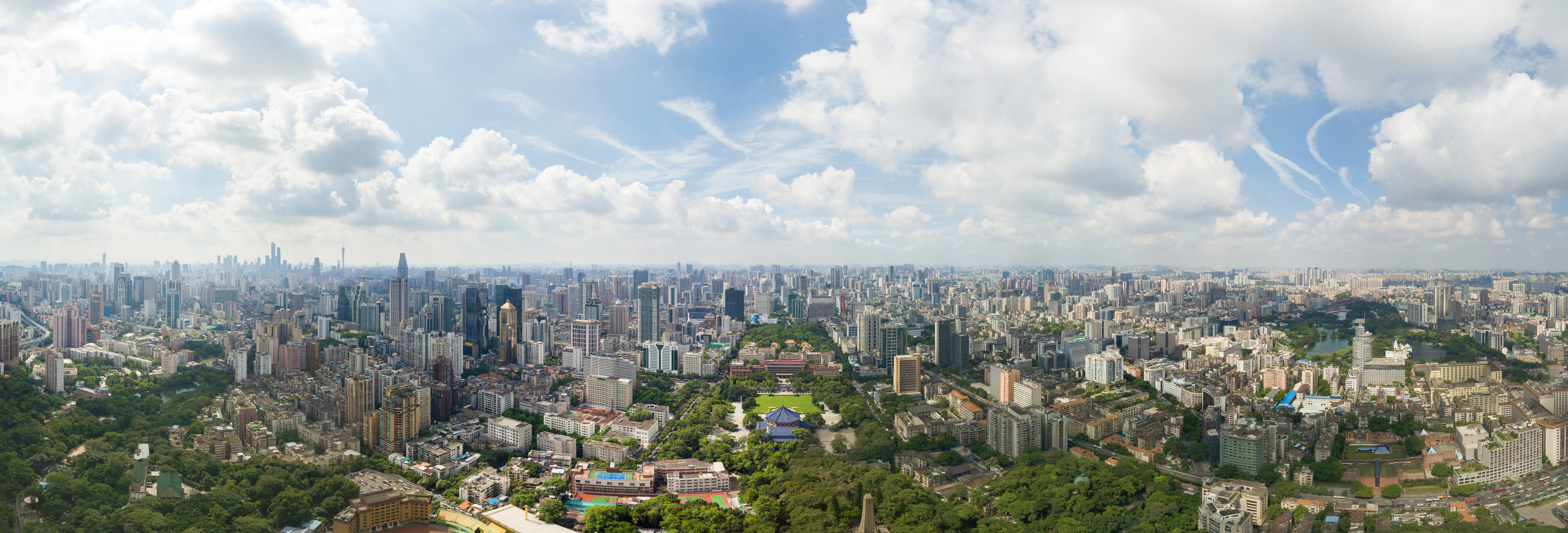 70年城市中轴线变迁折射广州经济结构之变