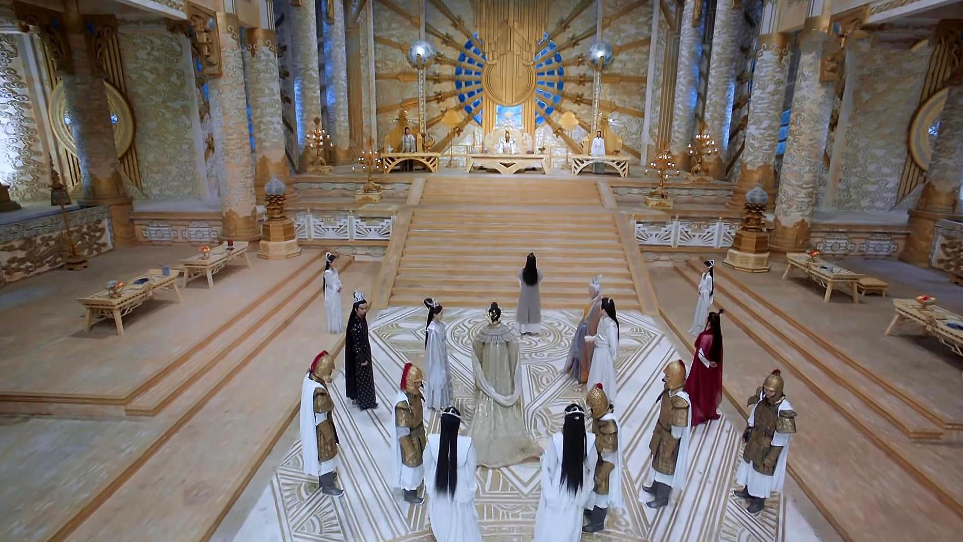 仙侠剧《香蜜沉沉烬如霜》:天宫夜色绚丽如画 宛若梦中仙境