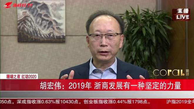 [图]胡宏伟：2019，浙商发展有一种坚定的力量