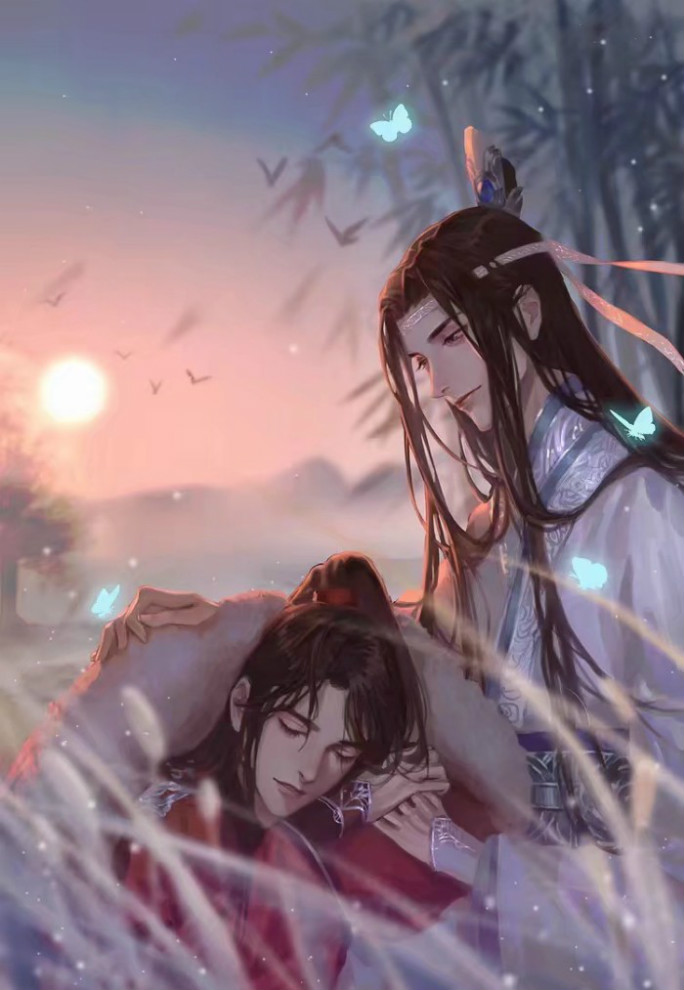 魔道祖师动漫古风壁纸,最是凝眸无限意,似曾相逢在前生!