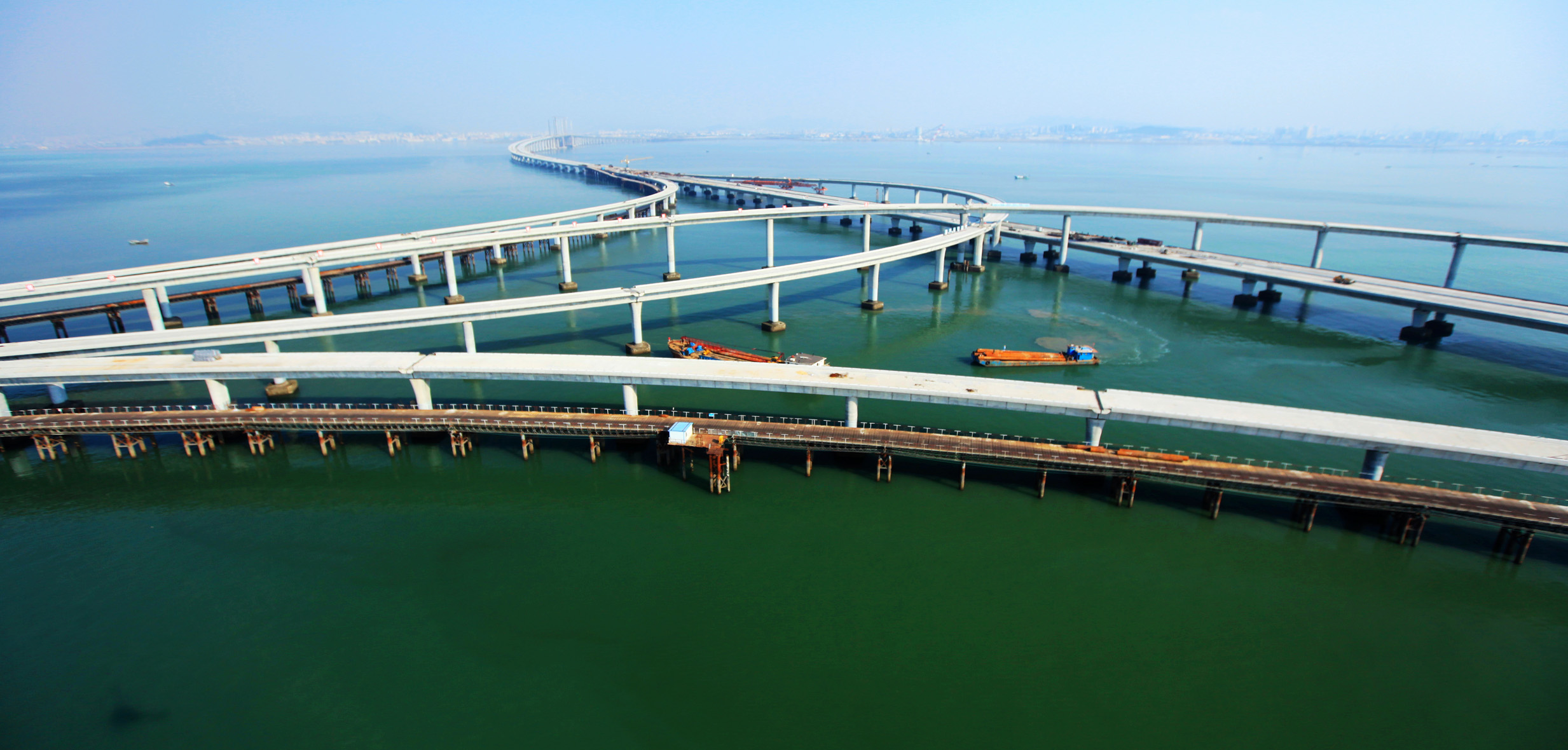 世界最长跨海大桥:胶州湾跨海大桥