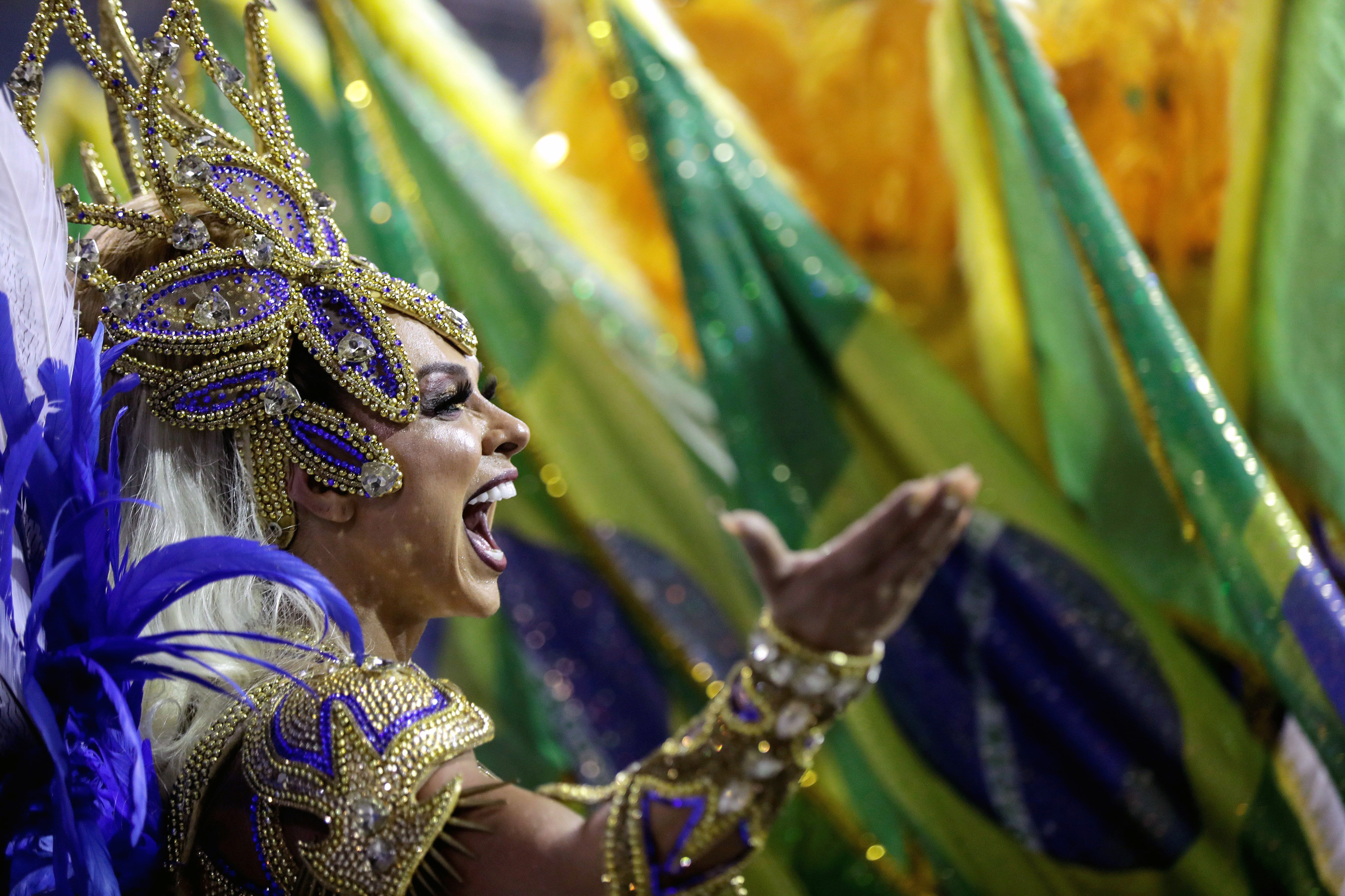 巴西圣保罗狂欢节开幕