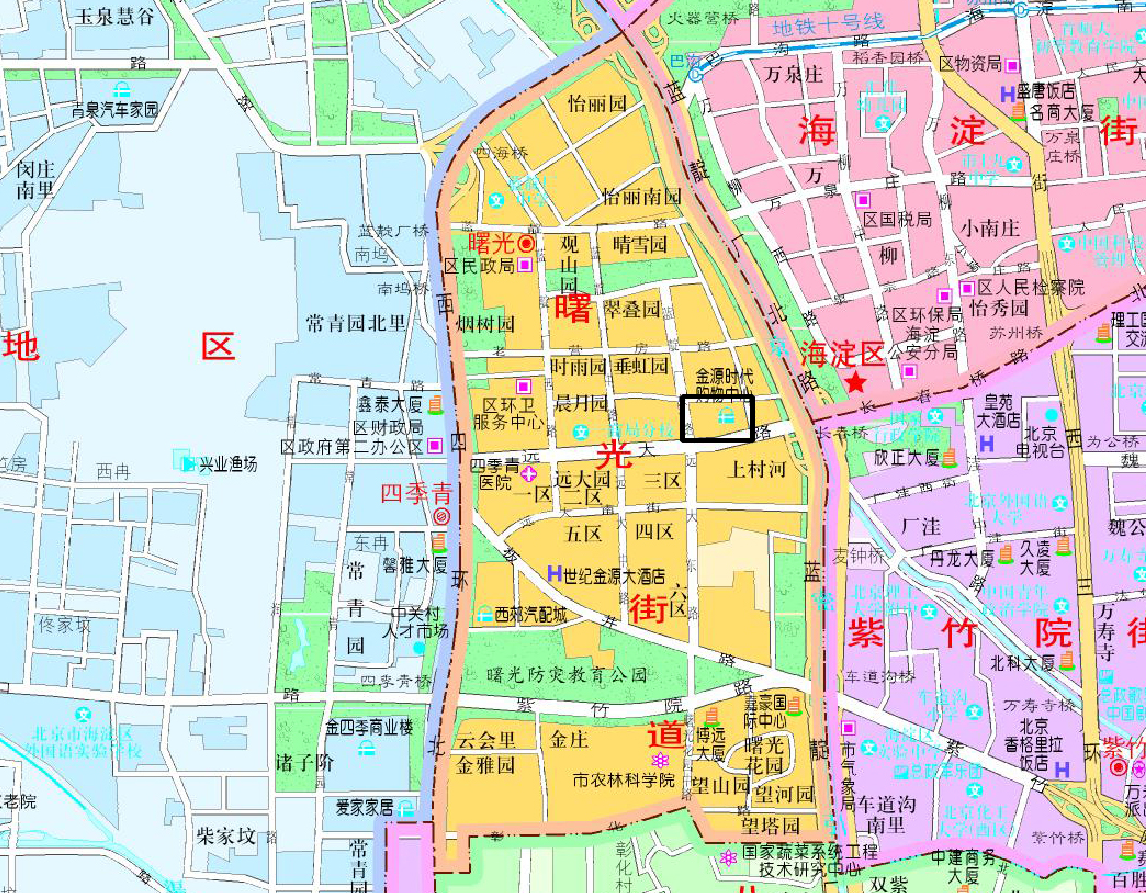 北京市海淀区有曾经亚洲最大的购物中心,目前却显得非常低调