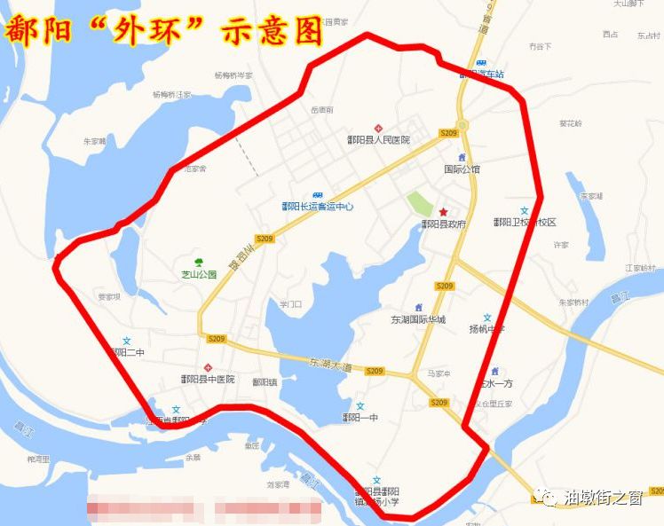 环鄱阳湖旅游公路走向图片
