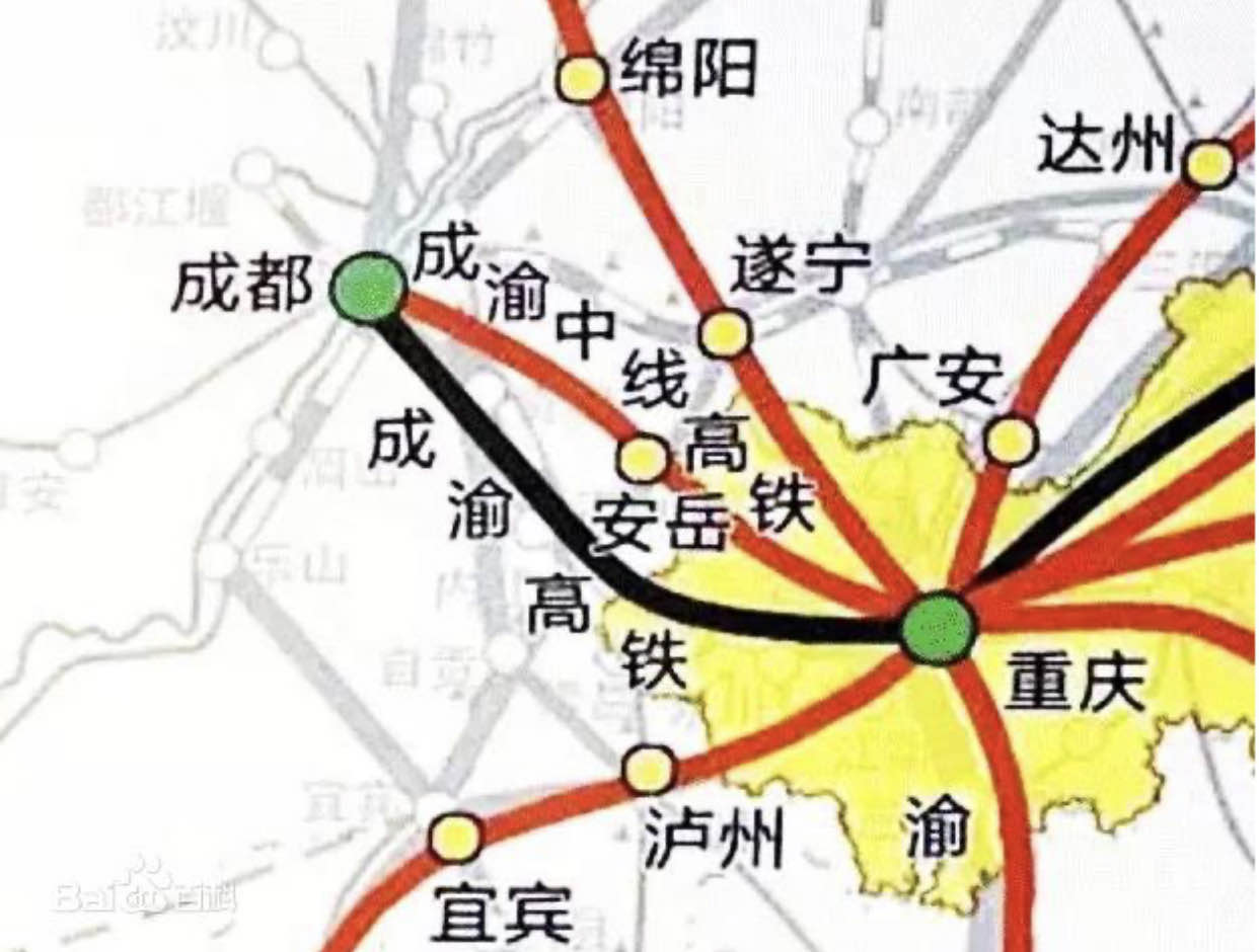 重磅!成渝中线高铁重庆段今年开工!