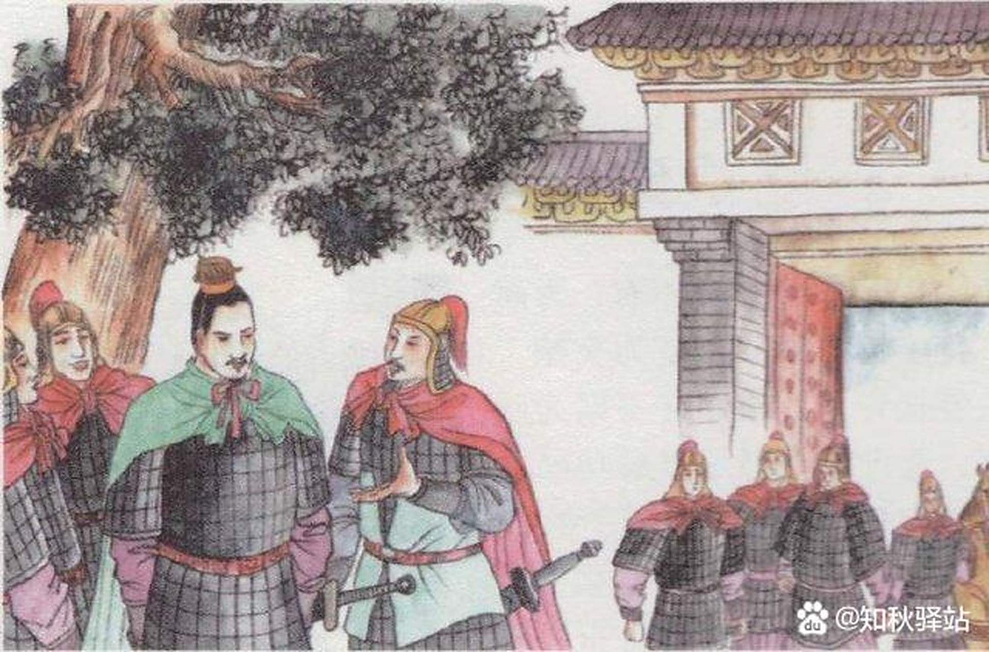 大树将军冯异  冯异为人处事谦虚退让,不自夸.