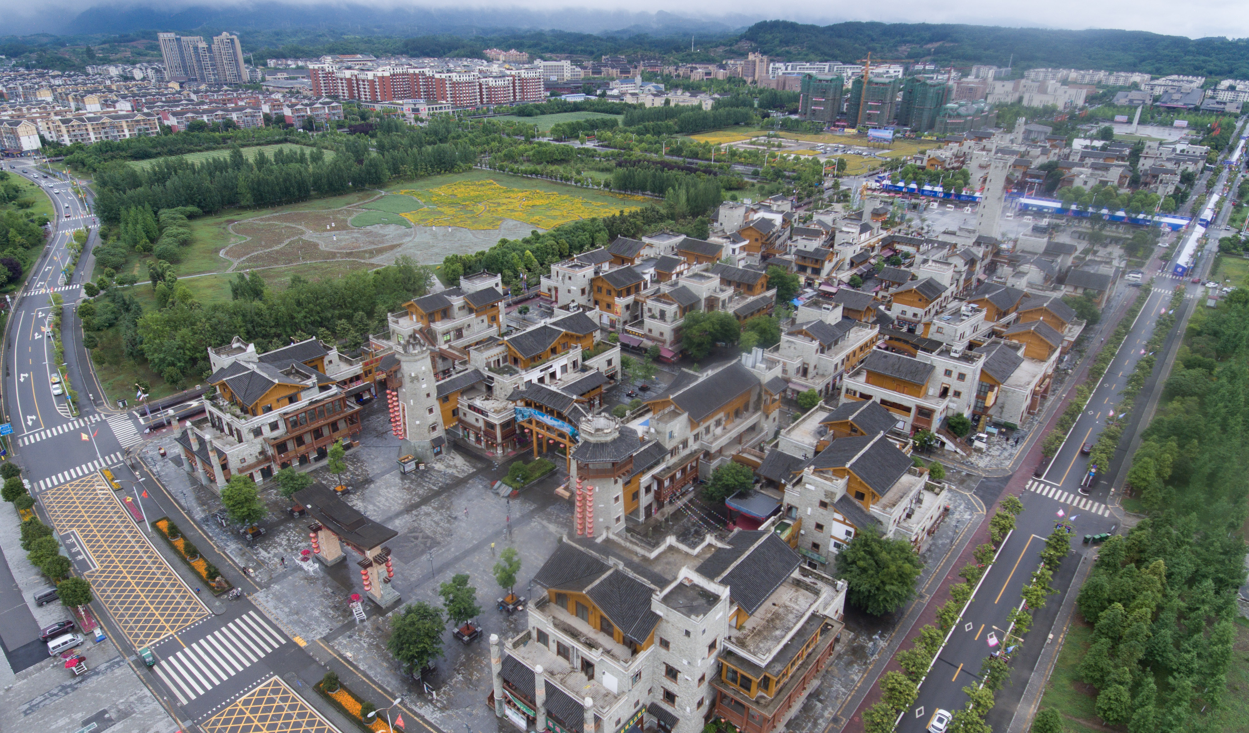 北川新县城:生态羌城 幸福新生
