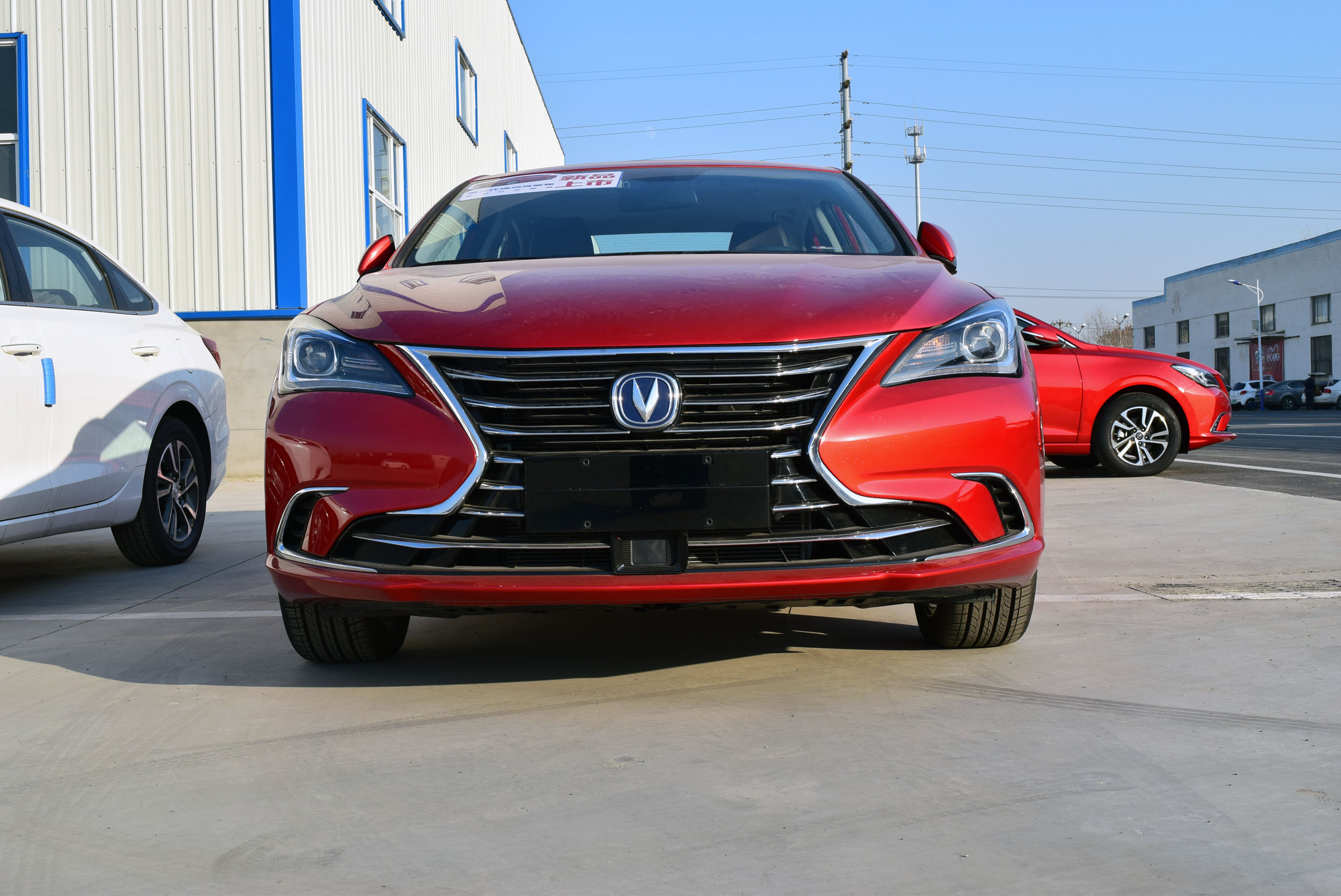 美的娇艳欲滴:长安逸动外观简拍