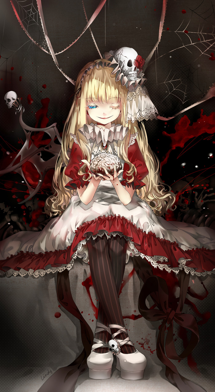 二次元壁纸:王位上的娇弱少女,却发出了最残忍的命令