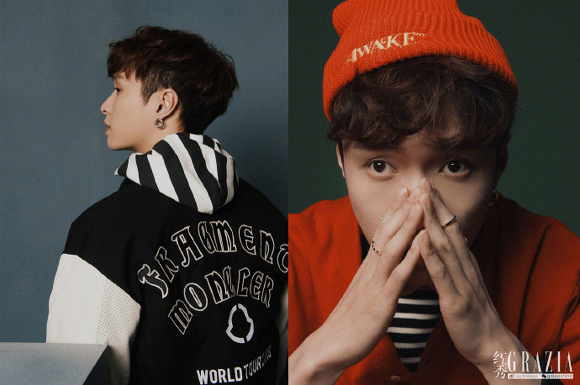 张艺兴|《红秀grazia》第397期封面.           做真实的自己.