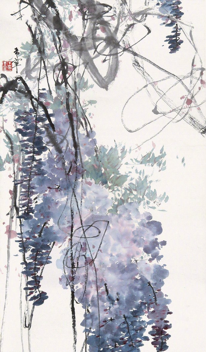 紫气东来,于希宁花朵作品欣赏