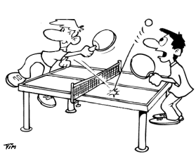 乒乓球原来是网球爱好者发明的一种替代品