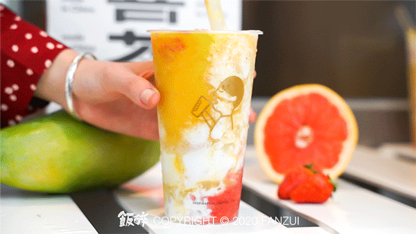 爆多juicy的莓莓芒芒甘露!喜茶今夏第①"喜"