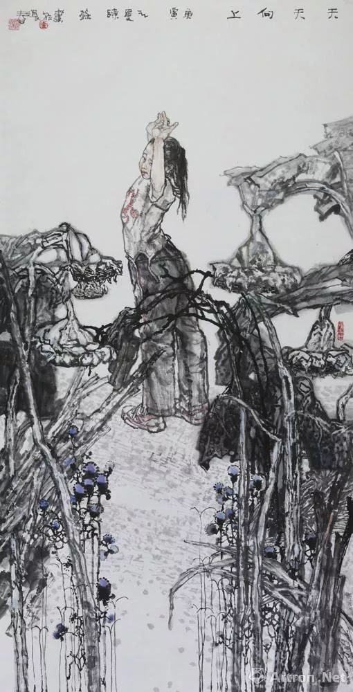 他用水墨画出了东北人真实的生活