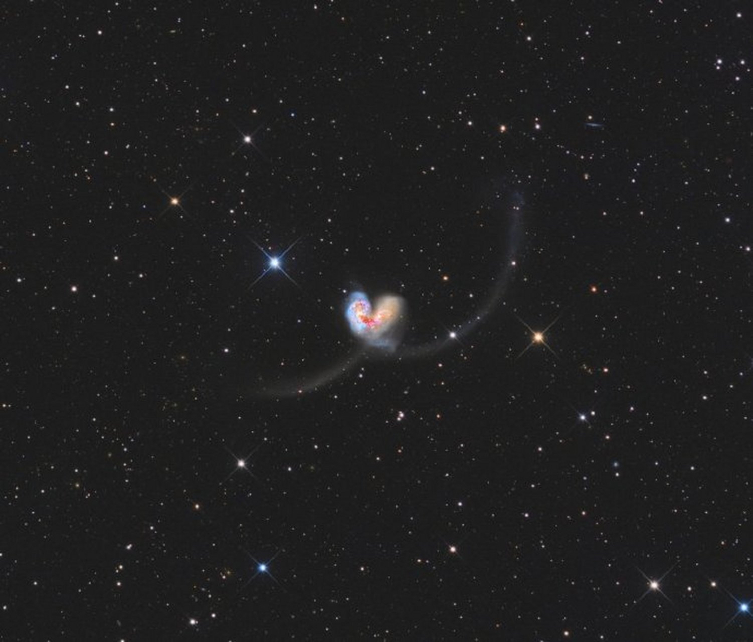 动态集结令 antennae galaxies 触须星系 lrgb,租用chilescope的20