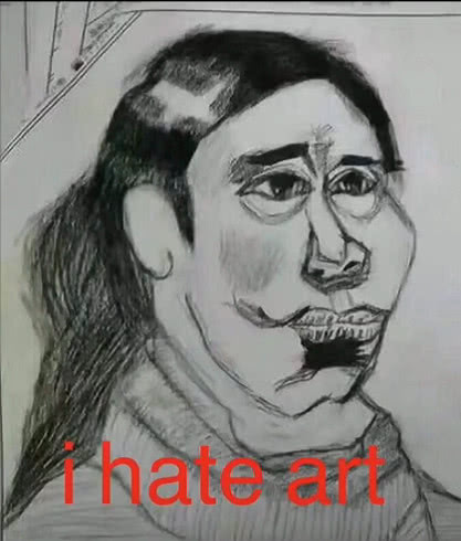美术生都爱画画?看他们的作品并不是这样,满屏都写着我恨美术