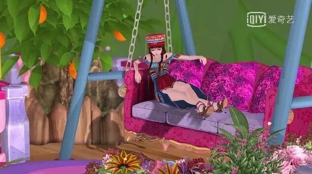 叶罗丽:这些角色的躺姿真优雅,他躺在冰公主的床上,菲灵有气质