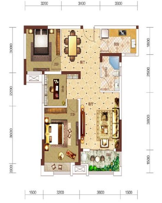 88平米的房子这样装修面积大了1倍,装修只花9万元!-百步亭江南郡装修