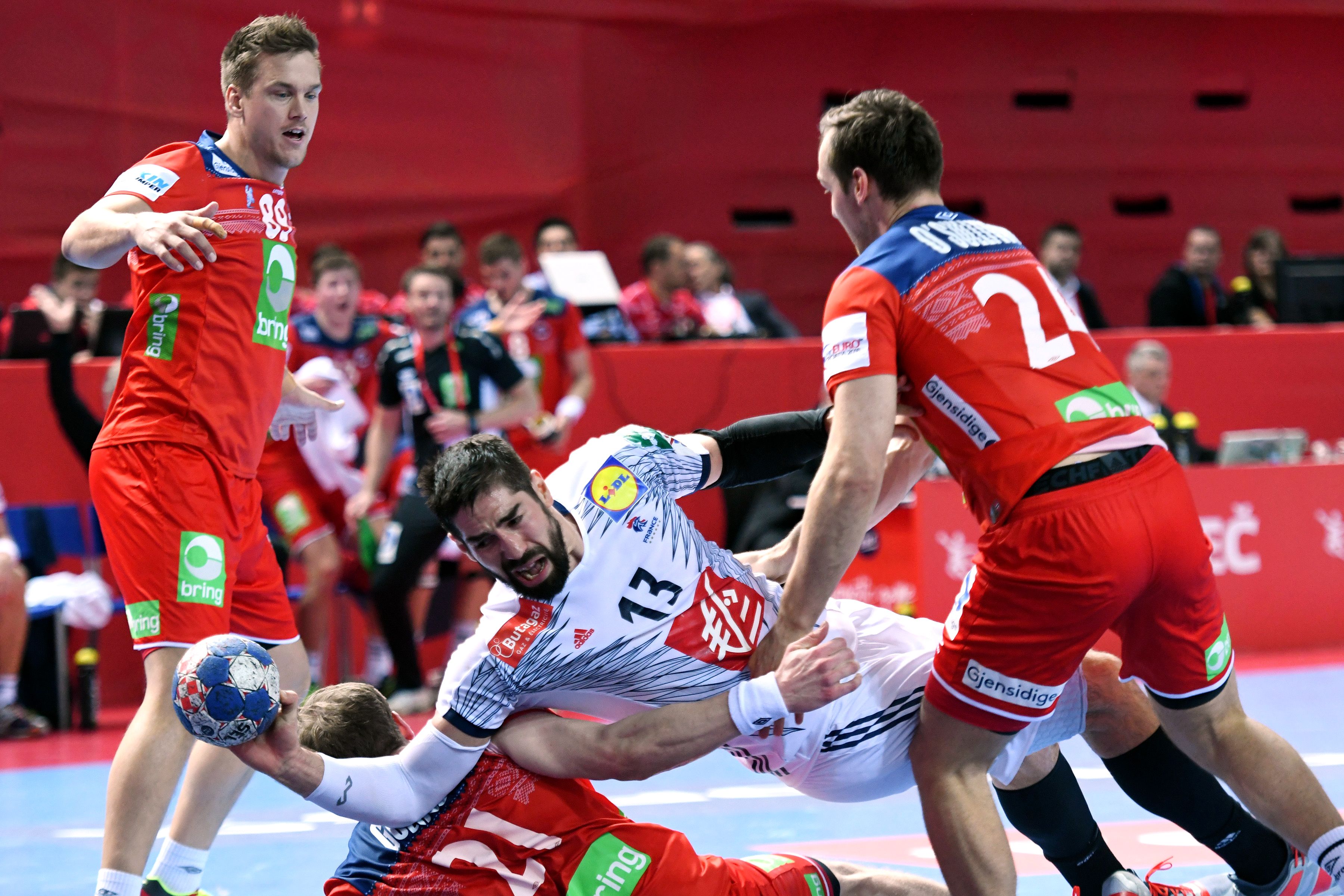 [1](外代二线)手球——欧洲男子手球锦标赛小组赛:法国胜挪威