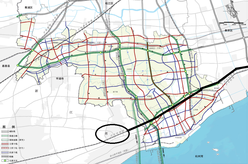 沪乍杭铁路上海规划图图片