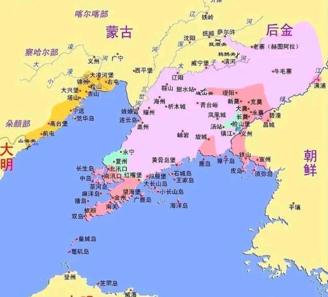 元末辽东地图图片