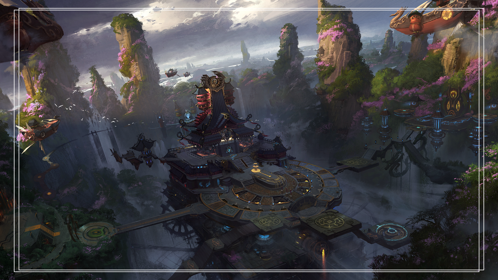 高清大图:唯美古风游戏场景概念设计图册鉴赏