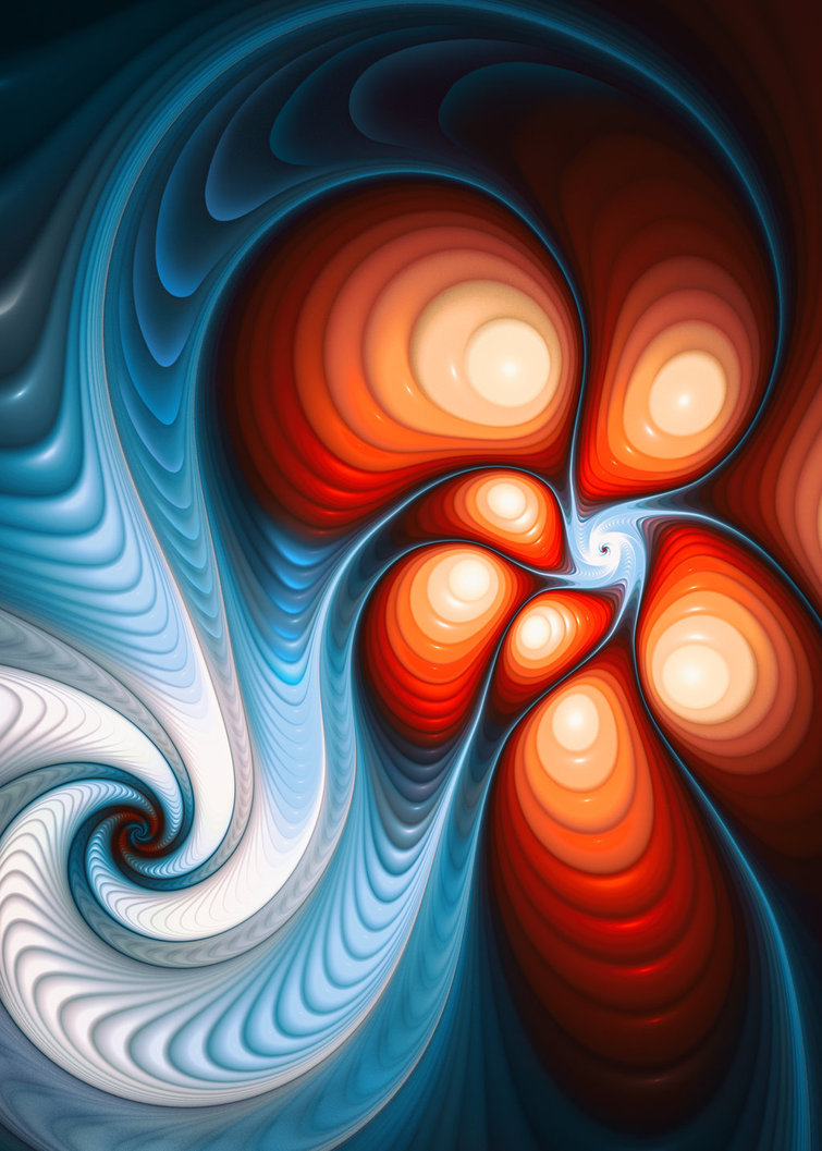 扭曲的色彩更吸引人,这种风格的壁纸你喜欢吗