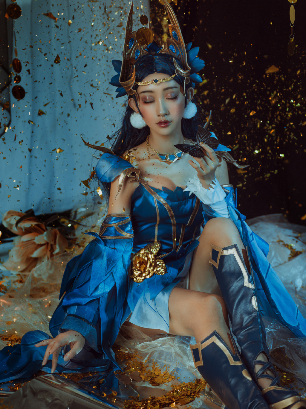 白:庚旻 ,蓝:人中聋疯许陌蓁 ,摄后:genji-云溪溪