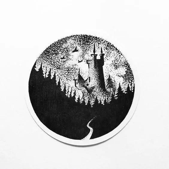 针管笔下的微观世界