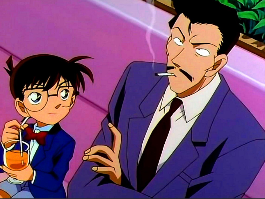 名侦探柯南:年轻的毛利小五郎这么帅,被撩到了!