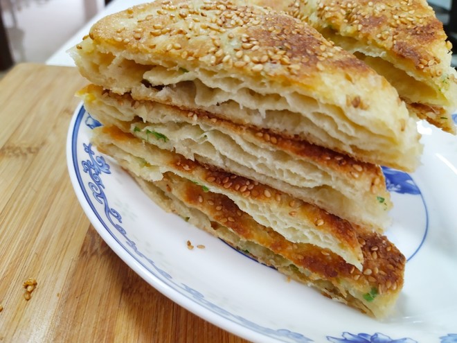 香酥芝麻饼,家庭版懒人做法,不用烤箱,外酥内软,个个酥掉渣!